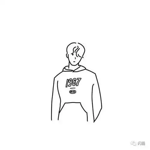 100幅极简风格手绘头像
