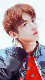 戴眼镜最帅5男星漫画照,王源上榜,易烊千玺第2,第1认不出来北京时间
