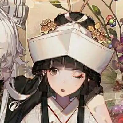 二次元女基友头像高清暗黑系基友头像图片
