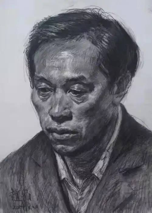 素描头像成长记
