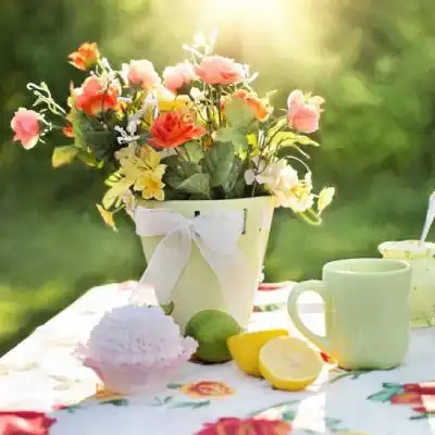 唯美花朵头像,漂亮的插花艺术使人看后赏心悦目
