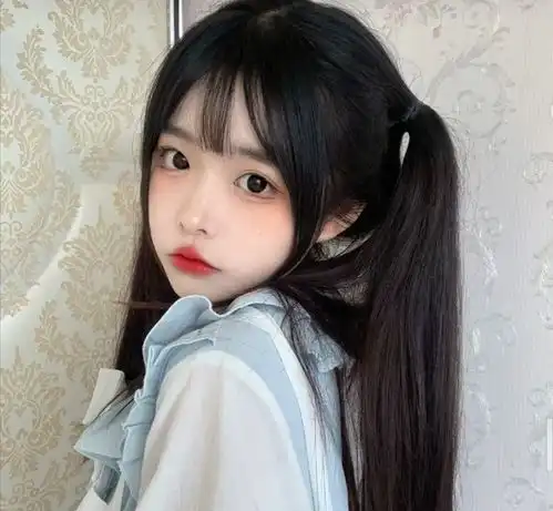 ins仙气蓝色系女头
