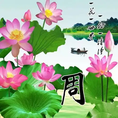 中老年头像大全足足90张名字手机屏保,最美荷花合辑,找找你的名字吧
