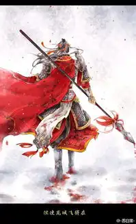求古风图一男子拿着长枪的图,古风的哦很霸气的那种哦

