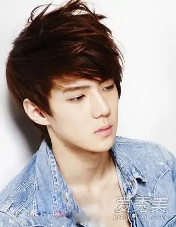 2015年男孩会剪什么样的发型斜刘海,短发,帅气无比
