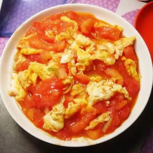 番茄炒蛋的做法鸡蛋美食番茄炒蛋番茄炒蛋怎么做欢欢洛洛的菜谱
