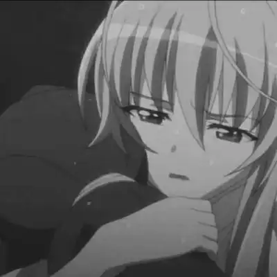 黑白动漫女头二次元病女
