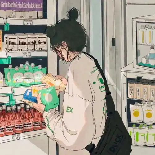 微信头像丨男生,女生情侣卡通头像
