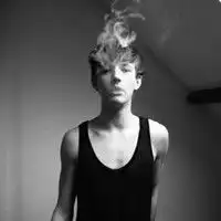 谁有黑白色抽烟颓废男头像像这样的

