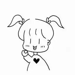 今年第一波简笔画头像,望喜
