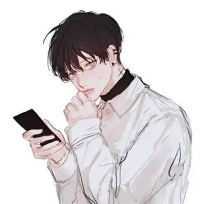 情侣头像动漫冷酷个性一男一女
