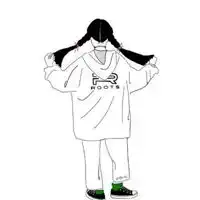 简约头像黑白简笔画男头像