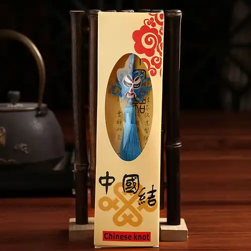 脸谱中国结挂件小挂饰送朋友小号京剧装饰特色中国风出国礼品
