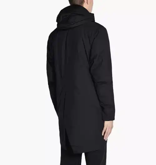 精华,一件足矣罕见高端牛货山东临沂出品3层goretex防水面料3维无缝压胶填充工艺男士高端商务羽绒服大衣夹克
