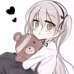 动漫男女生头像我的笑给了很多人,心却只给了你
