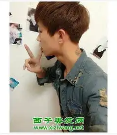 男生后面倒三角发型造型
