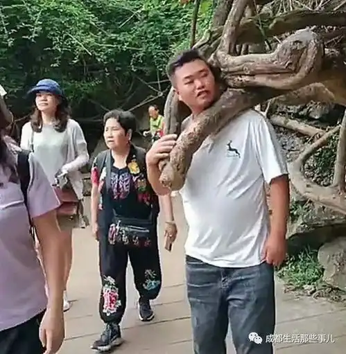 男子将头伸进树杈拍照,结果被卡脖成新景点网友尴尬至极
