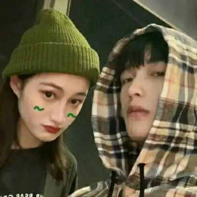 抖音网红情侣头像真人抖音超好看独一无二图片
