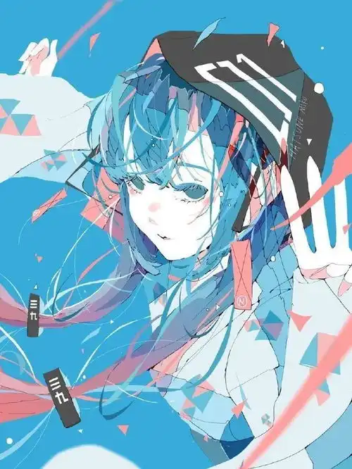 插画头像二次元少女头像,成功狙击到我心里情头
