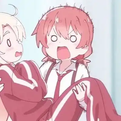 可爱卡通闺蜜动漫头像2.啵啾
