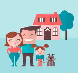 卡通三口之家矢量图免费下载600像素编号17697611千图网
