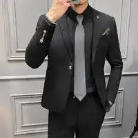 massimodutti02013304710男士修身西装上衣