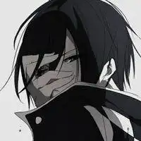 微信头像男生黑白手牵红线漫画图片
