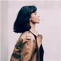 个性抽烟女生头像,抽的是心情,是回忆
