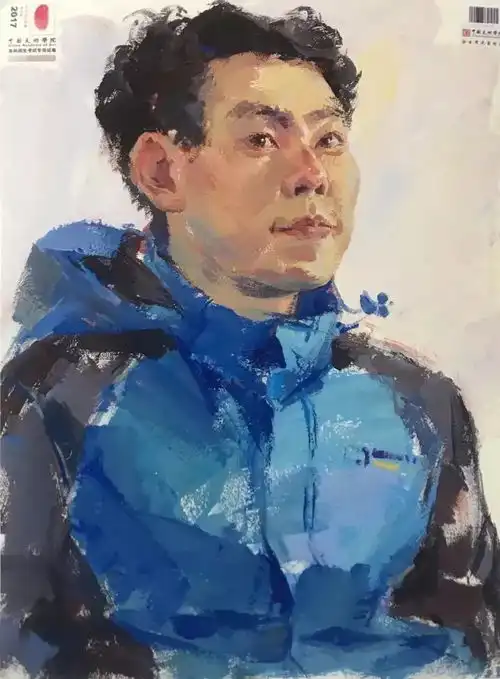 男性色彩人物头像夸张