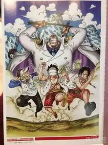 海贼王作者绘制梦幻插图路飞三兄弟变身海军
