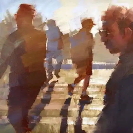 油画头像小清新油画静物微信头像图片
