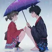 情侣头像动漫一男一女抖音可爱微信头像图片大全
