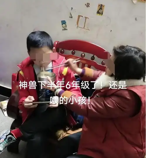 家长想给儿子高大上的童年,11岁还在喂饭,网友要坑谁家姑娘
