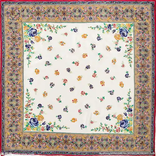 花方巾高清图片,图片介意请勿拍
