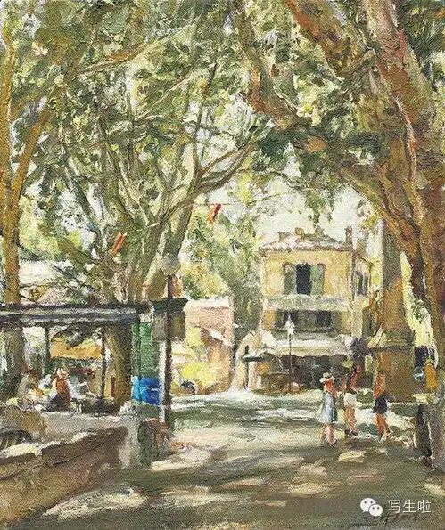 我追求画面凝重的质感丨崔小冬的油画风景写生
