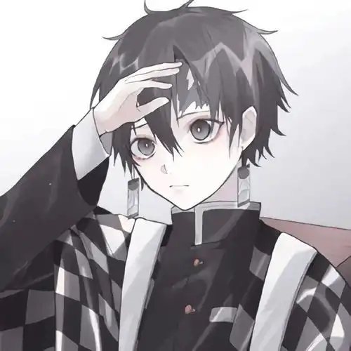 动漫男生头像我为你青丝高挽,你带我纵马天下
