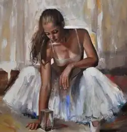 艺术家emiliiwilk女性肖像绘画作品欣赏
