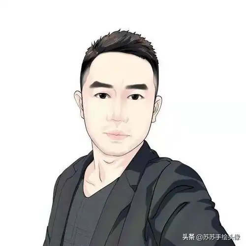 换个头像吧,适合中年男士用的手绘头像,简单大方帅气