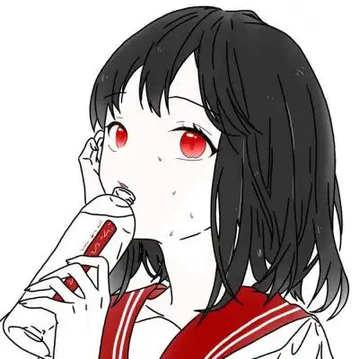 二次元动漫女生头像丧气小萝莉
