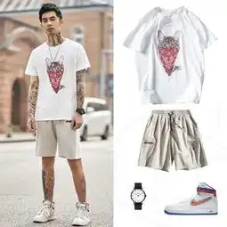 男生,男生t恤的搭配方式

