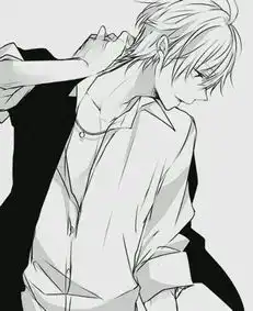 动漫线稿手绘图美男洛冉呀.黑暗系
