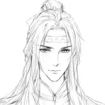 魔道祖师蓝忘机头像蓝忘机图片高清无水印
