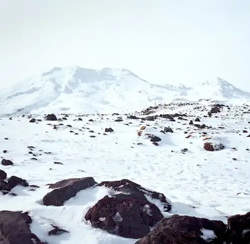 雪景高清摄影素材摄影图
