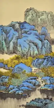 客厅挂山水基业长青,财运两旺
