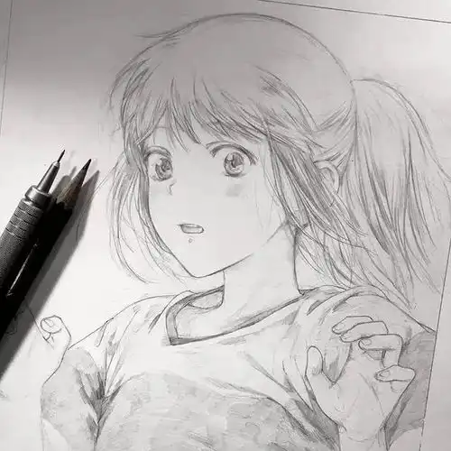 动漫手绘这样画小哥哥小姐姐真好看超爱这个画风