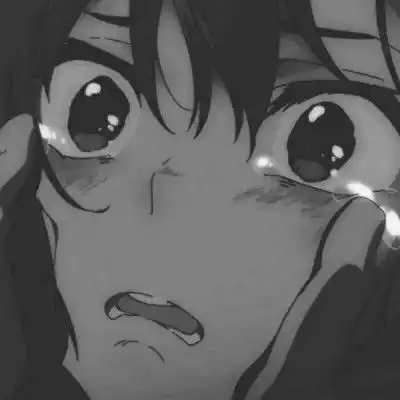 动漫头像黑白丧头
