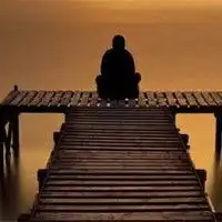 微信头像男背影夜晚