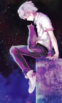 跪求动漫男子抱黑猫图片