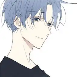 寂寞帅气二次元男生qq头像男生qq动漫黑白风格头像
