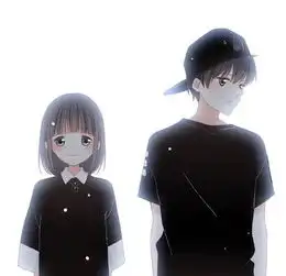 动漫情侣一男一女图片大全爱与被爱都是一种运气
